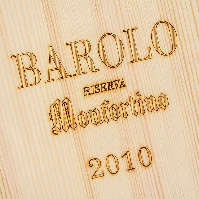stampa laser per il barolo riserva monfortino